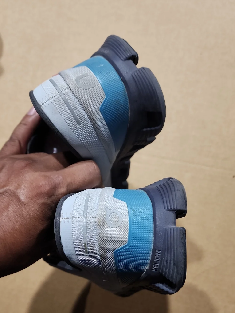 On Running light gray